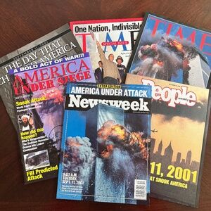 Collection of 6 Magazines about September 11, 2001 (9/11)